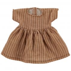 Tenue pour poupée robe Rayures fines - Atelier Wagram