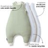 Gigoteuse à pieds réversible  vert d'eau 4 saisons avec chaussettes (2-3 ans) Les petites billes Produit 1