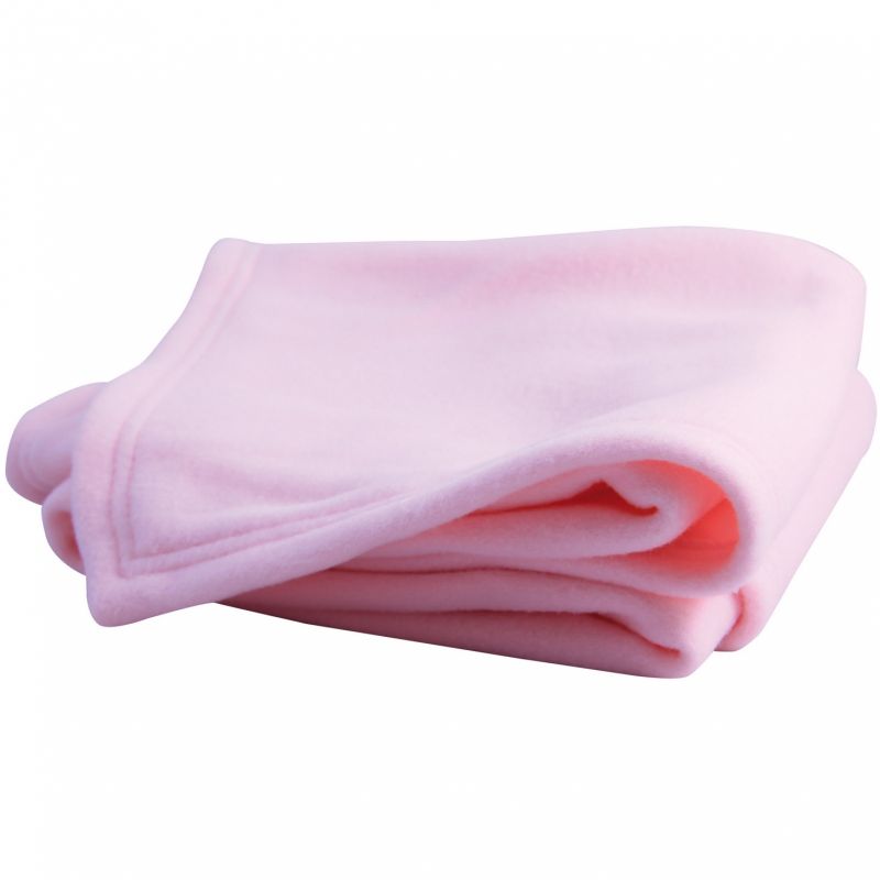 Couverture polaire Polex rose Doux Nid (75 x 100 cm)  Domiva