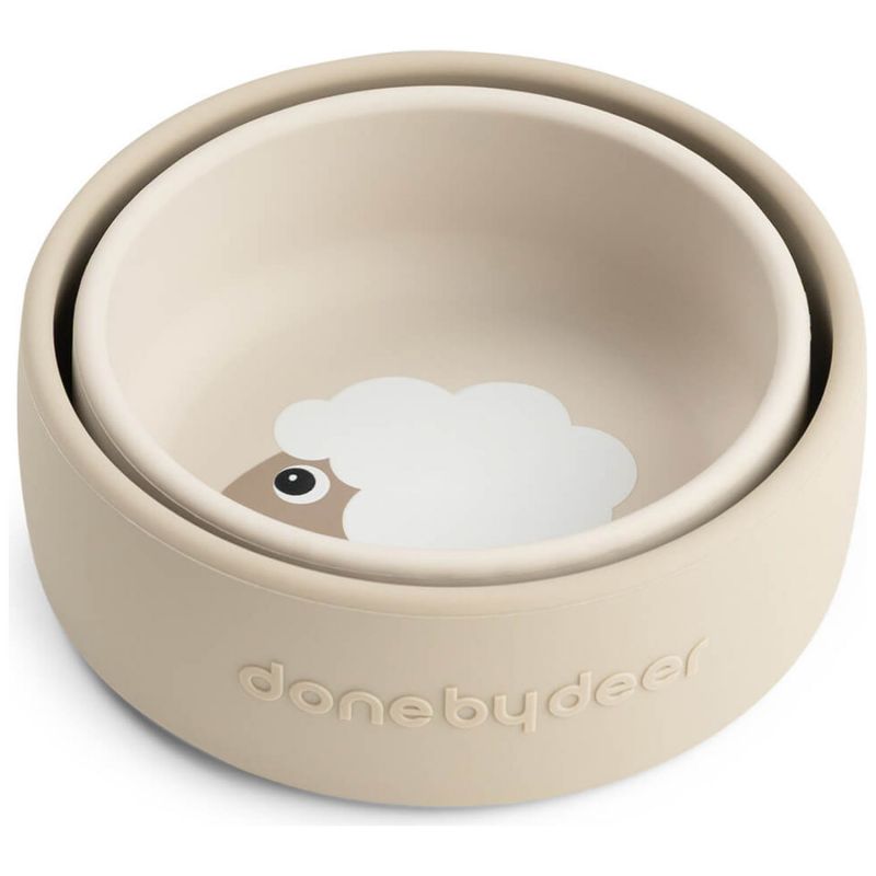 Bol en silicone lot de 2 Sheepy Sable Done by Deer Produit 4