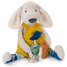 Grand chien Pilou d'activités Puce et Pilou (56 cm) - Moulin Roty