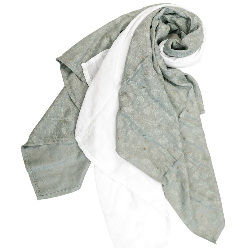 Lot de 3 langes en viscose de bambou Jungle (60 x 60 cm) Domiva