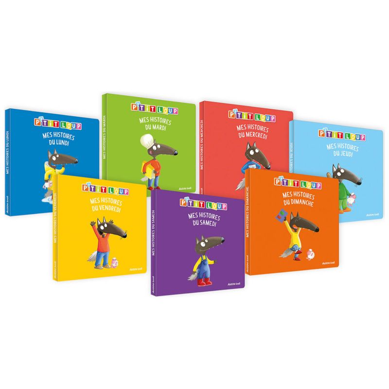 Bibliothèque P'tit Loup Mes 7 livres de la semaine Auzou Editions Produit 2