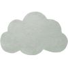 Tapis nuage en coton vert clair (67 x 100 cm) - Lilipinso