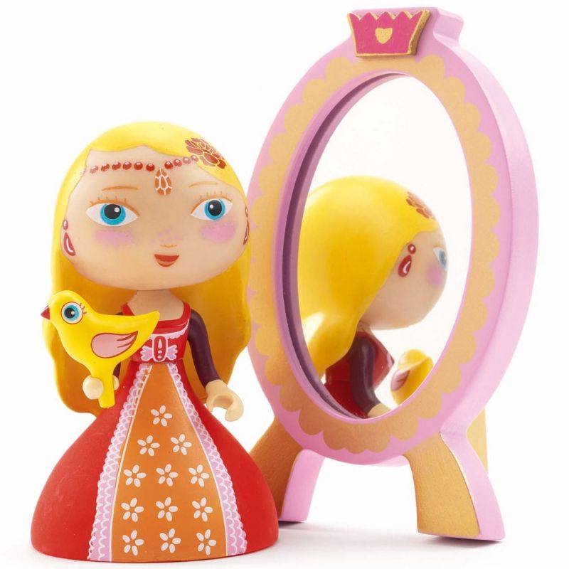 Poupée de plastique Nina & ze mirror (14 cm) Djeco