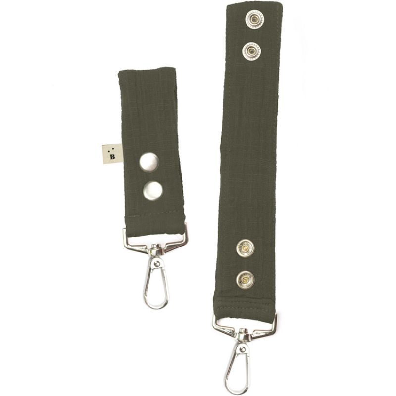 Attaches poussette pour sac à langer kaki Comme un bonbon BEBEL