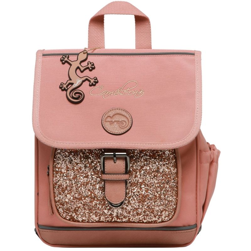 Sac à dos maternelle Glossy Pink (30 cm) Caméléon Produit 1