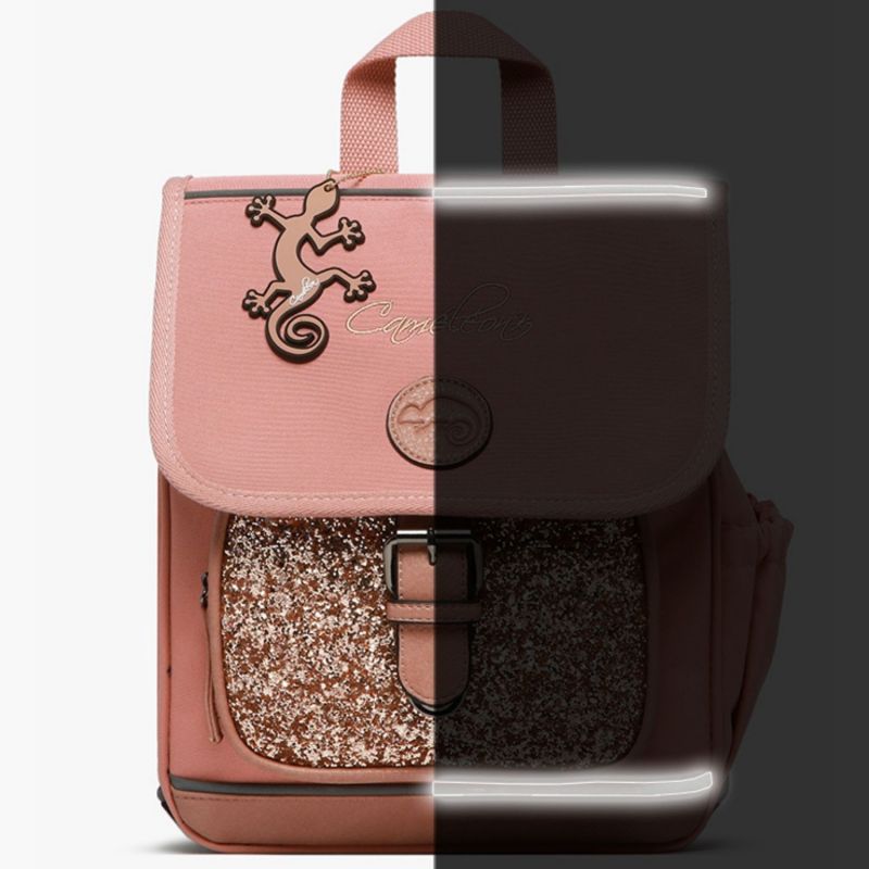 Sac à dos maternelle Glossy Pink (30 cm) Caméléon Produit 6
