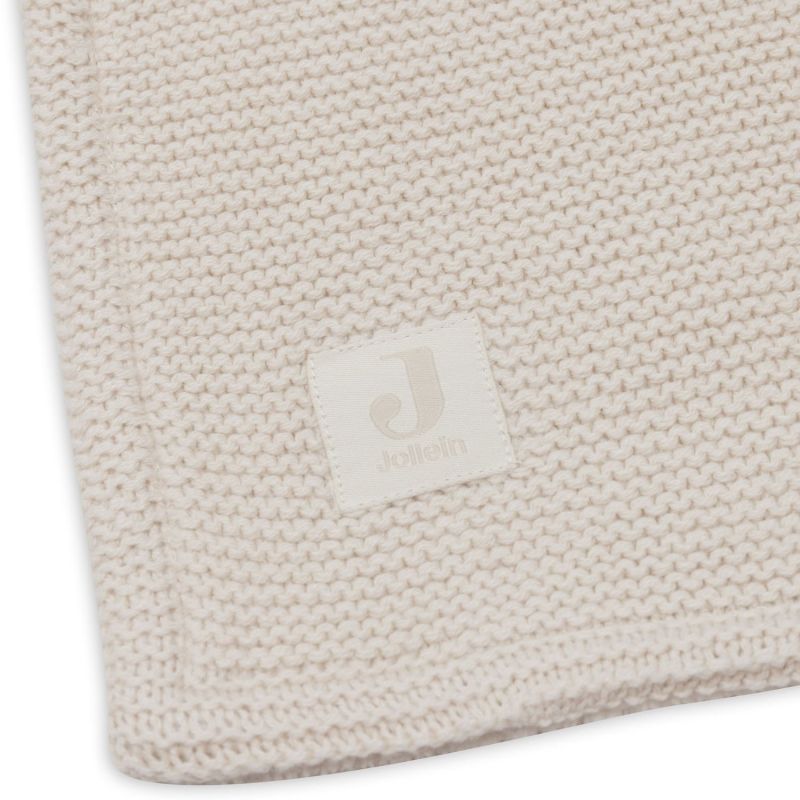 Couverture en polaire Basic Knit Oatmeal (100 x 150 cm) Jollein Produit 5