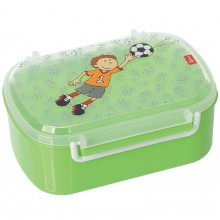 Boîte à goûter lunch box Football verte  par Sigikid