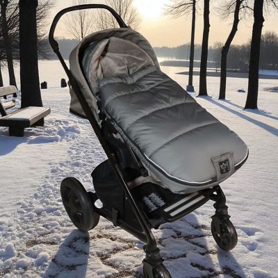 Chancelière thermique AKIKO anthracite pour poussette