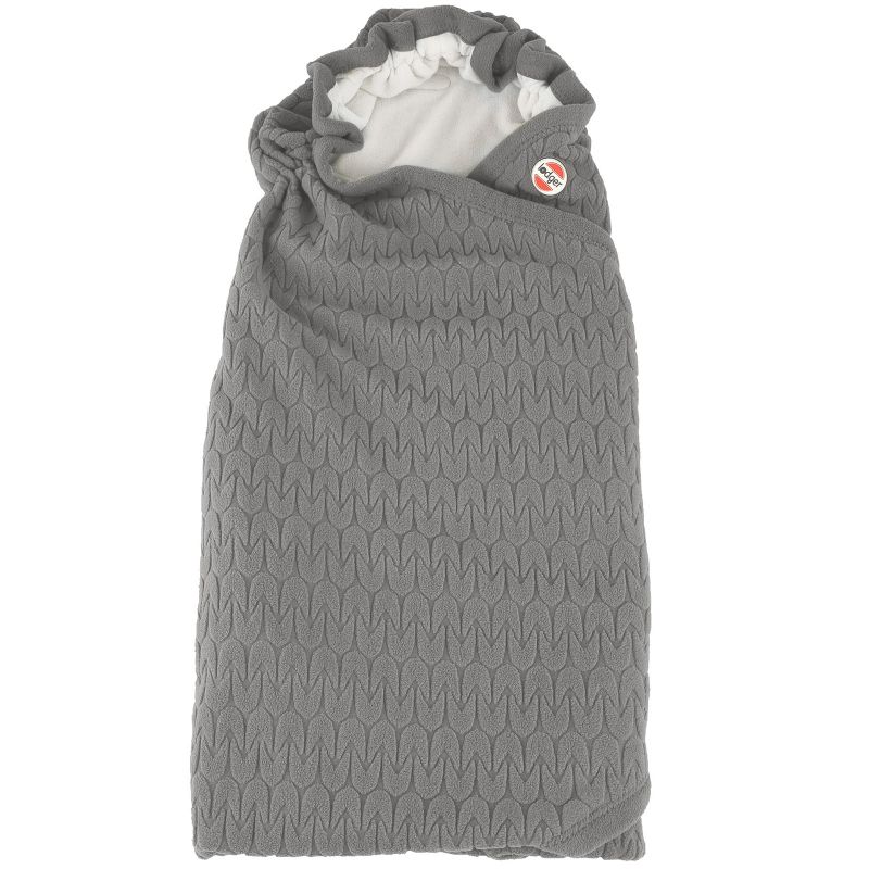 Couverture d'emmaillotage Wrapper Empire grise (115 x 115 cm) Lodger