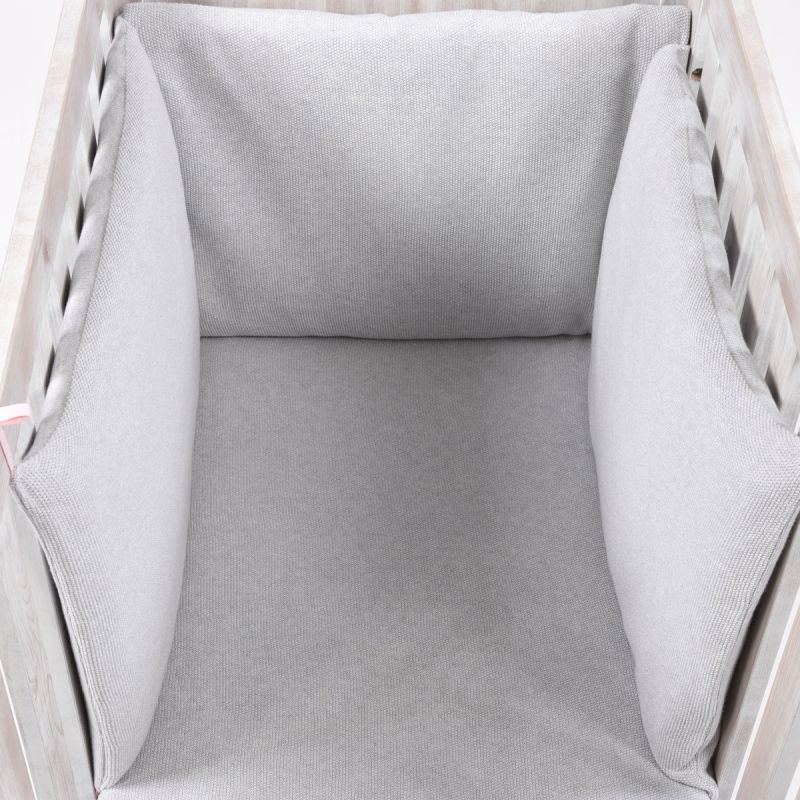 Tour de lit Perle de riz rose (pour lits 60 x 120 et 70 x 140 cm) Maison Nougatine