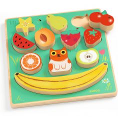 Puzzle en relief Puzz & Boom Happy (12 pièces) - Djeco