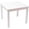 Ma table en bois blanche (60 x 60 cm) - Pioupiou et Merveilles