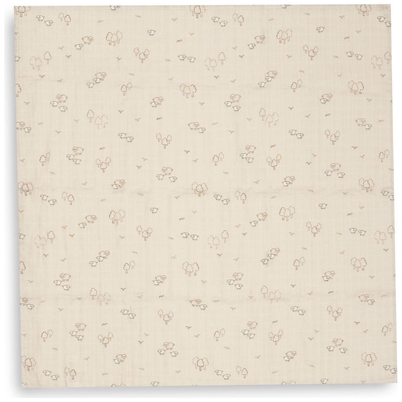 Lot de 3 langes en gaze de coton Woolly (70 x 70 cm) Jollein Produit 3