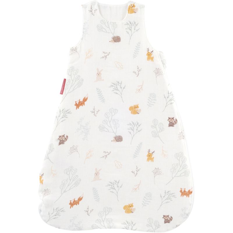 Gigoteuse légère en lange coton bio Dream forest TOG 0,5 (110 cm) Little Crevette