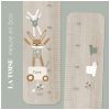Toise en bois Lapin doudou sauge personnalisable Charlie et Suzie Ambiance 4