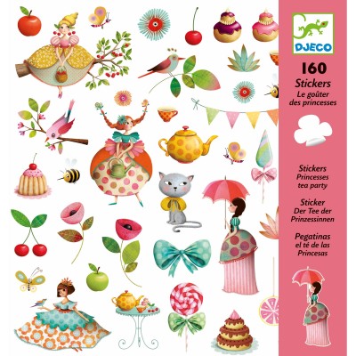 Autocollants Le goûter des princesses Djeco