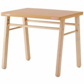 Table d'enfant en bois massif Gabriel vernis naturel