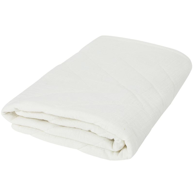 Couverture en coton Bliss White (75 x 100 cm) Trixie