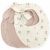 Variation Ecru, rose, vert du produit Lot de 3 bavoirs Roseberry de la marque Babyshower