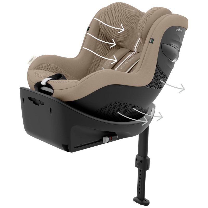 Siège-auto Sirona G i-Size Plus Almond Beige sans base (Groupe 0/1) Cybex Produit 4