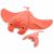 Variation Orange, blanc du produit Peluche géante Mantalou la raie manta et son bébé Corail (67 cm) de la marque Les Déglingos