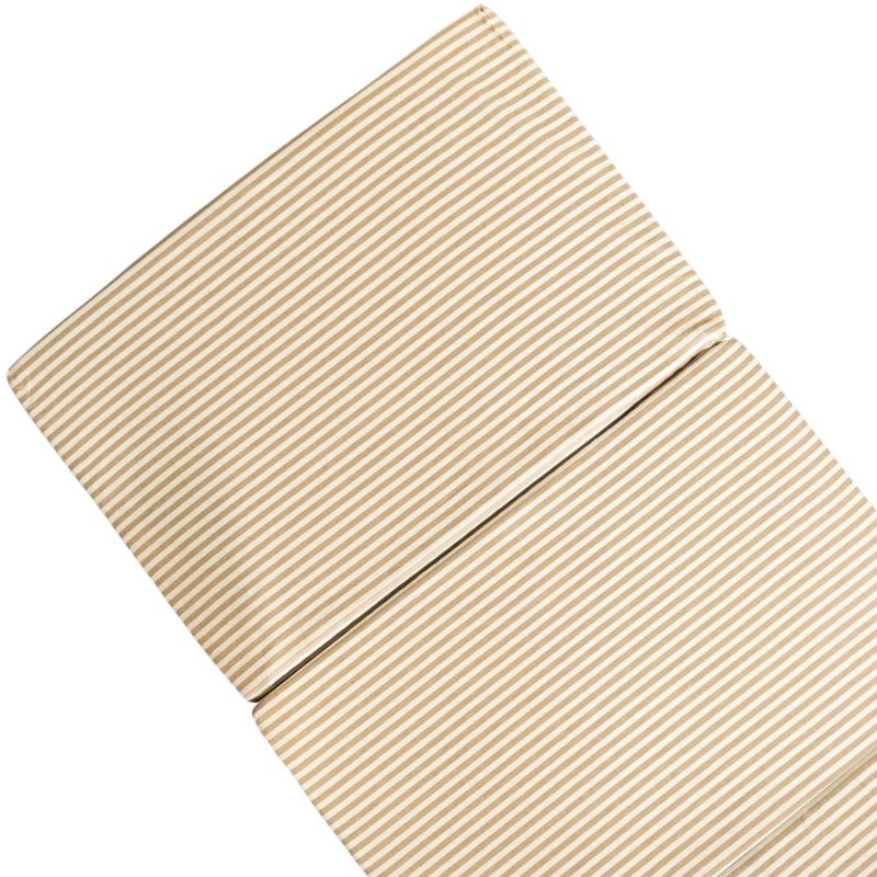 Matelas de voyage pliant rayé Ambre (60 x 120 cm) Kadolis Produit 1