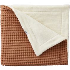Couverture polaire en coton gaufré Cassonade (75 x 120 cm) - BB & Co