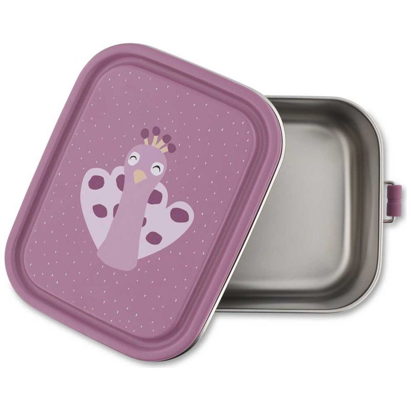 Petite lunch box Mrs. Peacock (0,8 L) Trixie Produit ouvert 4