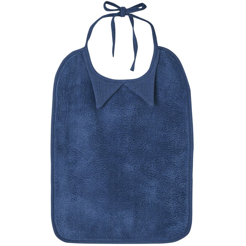 Bavoir à nouer Soft Bambou indigo BB & Co