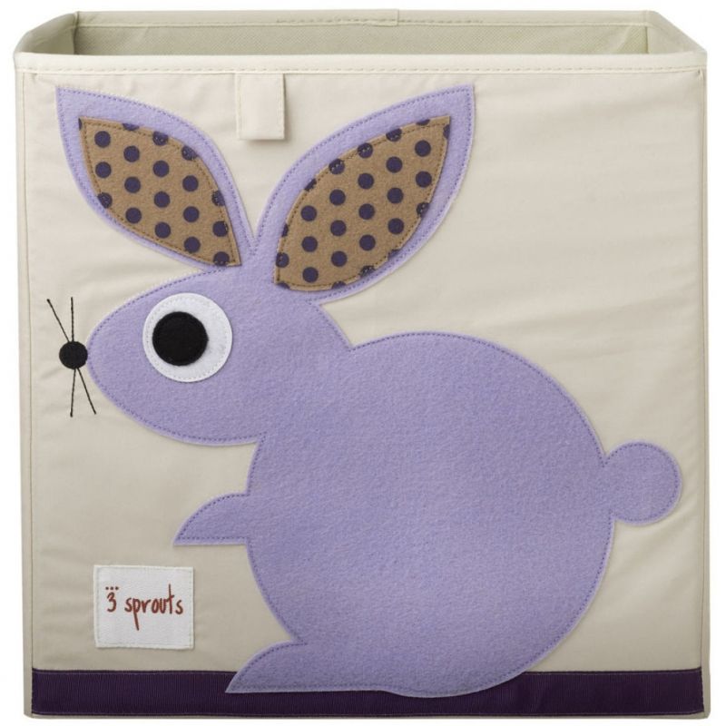 Cube de rangement Lapin (33,5 x 33,5 cm) 3 sprouts