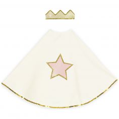 Baby set couronne et cape Or - Ratatam