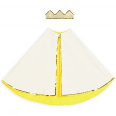 Baby set couronne et cape Or