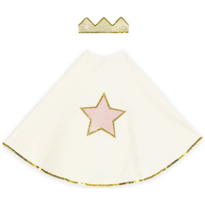 Baby set couronne et cape Or