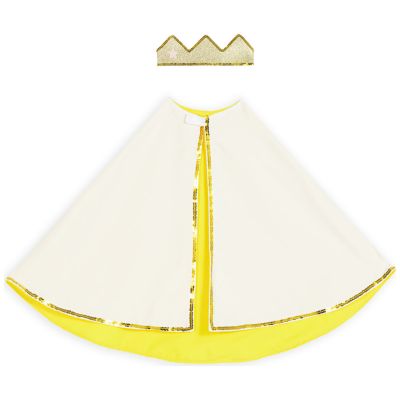 Baby set couronne et cape Or