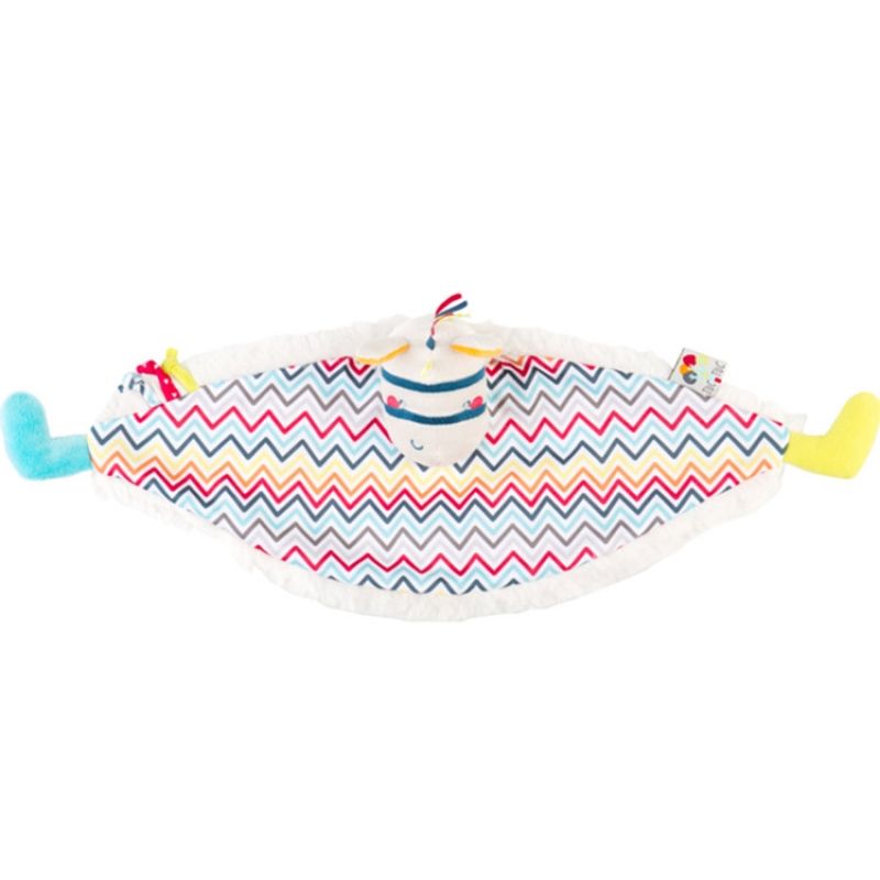 Doudou plat African Routes zèbre (27 cm) Tuc Tuc