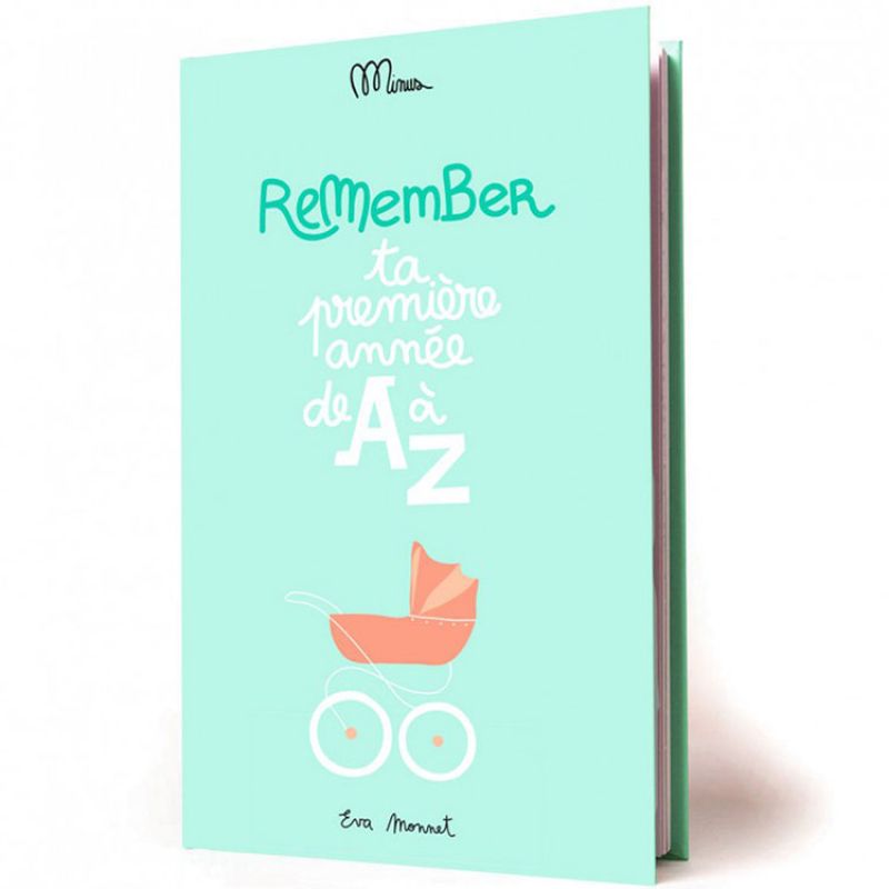 Livre de naissance Ta première année de A à Z, Eva Monnet Minus