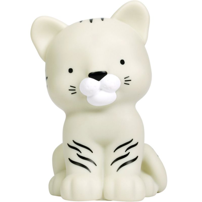 Petite veilleuse Tigre blanc (14 cm) A Little Lovely Company