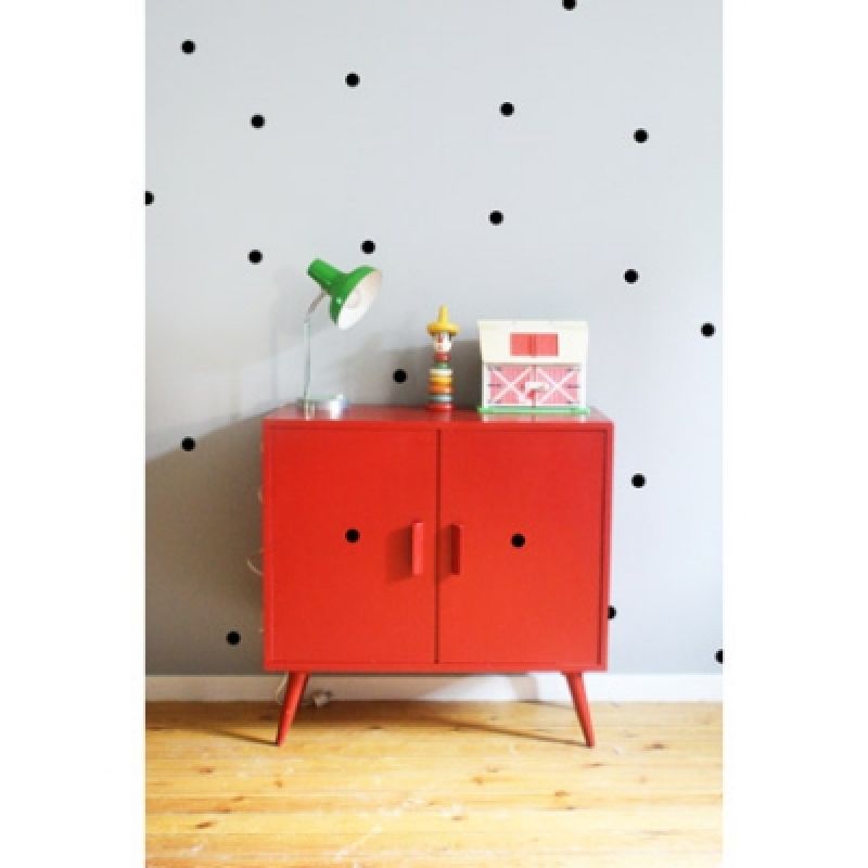 Sticker mini pois noir Funambulus