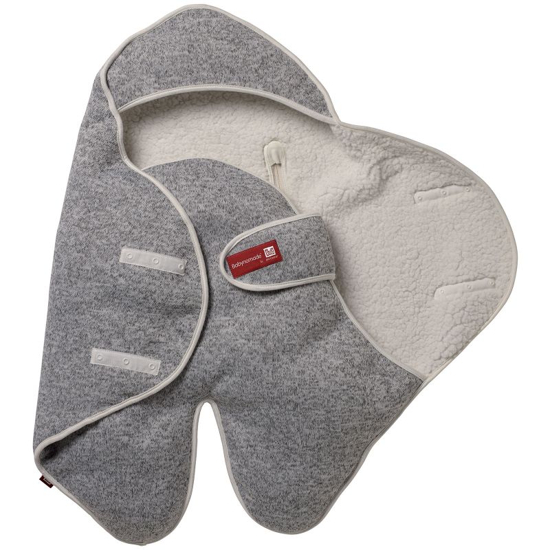 Babynomade Douillet en polaire gris chiné (68 x 37,5 cm) Red Castle