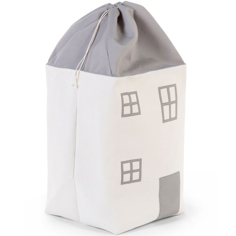 Sac à jouets Maison gris écru Childhome