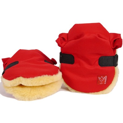 Moufles pour poussette Twoolly rouges Kaiser