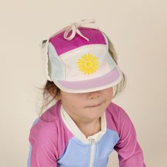 Casquette anti-UV Camper Fun Fleur Fushia (12-24 mois)