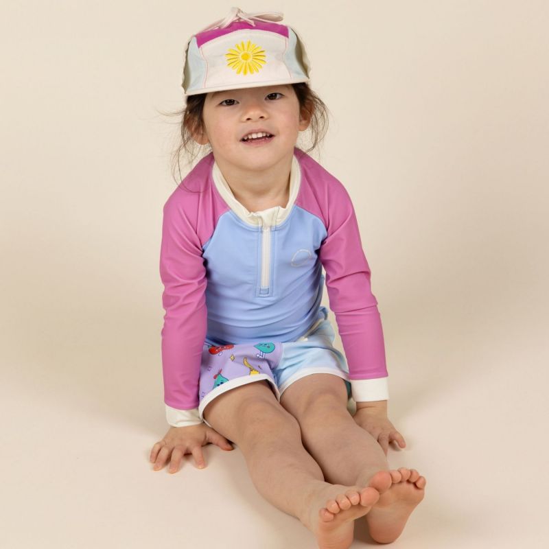 Casquette anti-UV Camper Fun Fleur Fushia (12-24 mois) KI et LA Ambiance 6