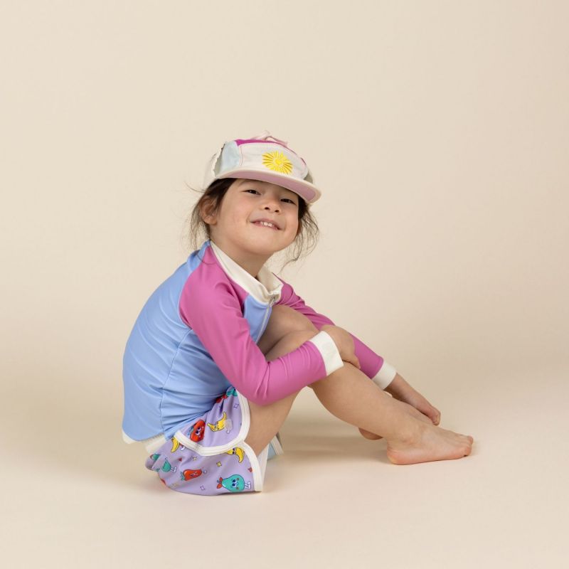 Casquette anti-UV Camper Fun Fleur Fushia (12-24 mois) KI et LA Ambiance 7