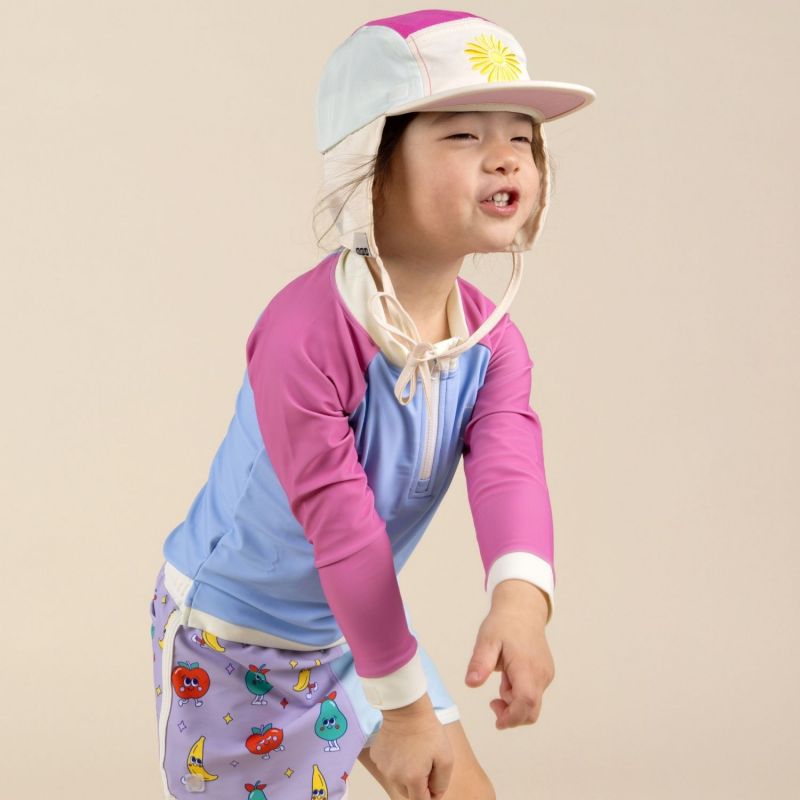 Casquette anti-UV Camper Fun Fleur Fushia (12-24 mois) KI et LA Ambiance 8