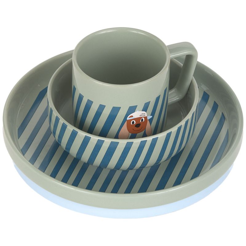 Coffret repas en porcelaine Tiny Team Chien Lässig Produit 3