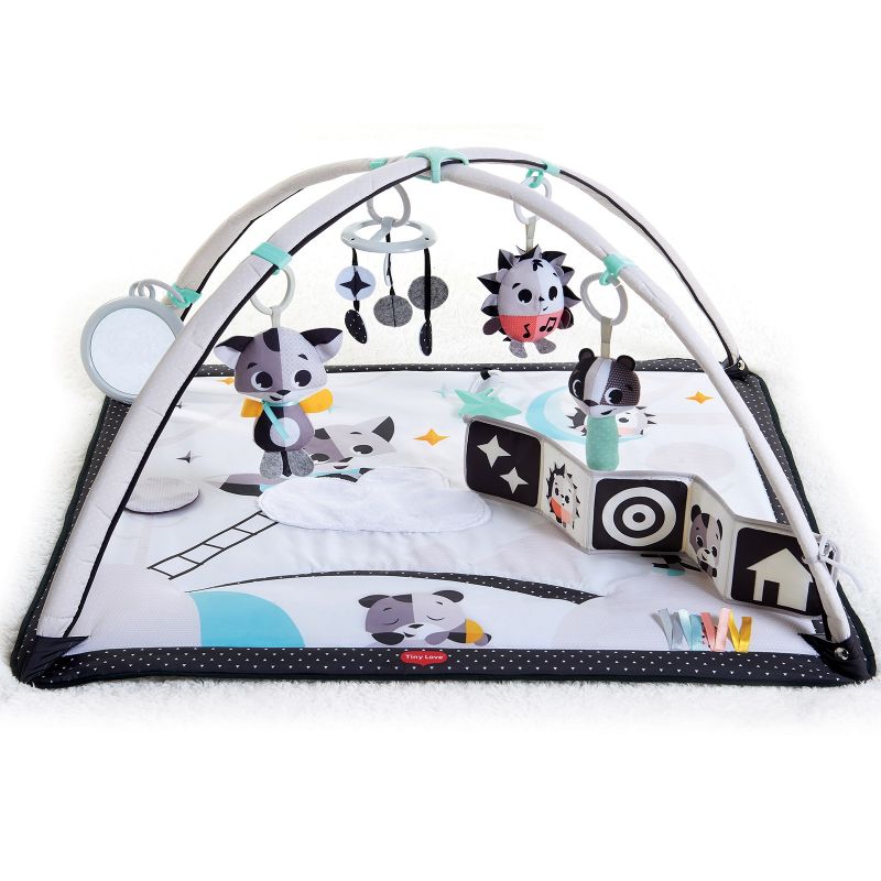 Tapis d'éveil avec arches Gymini Black & White Tiny Love